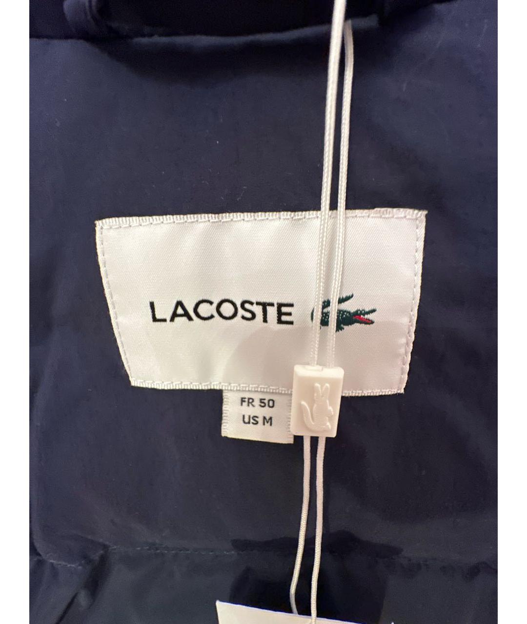 LACOSTE Темно-синий пуховик, фото 4