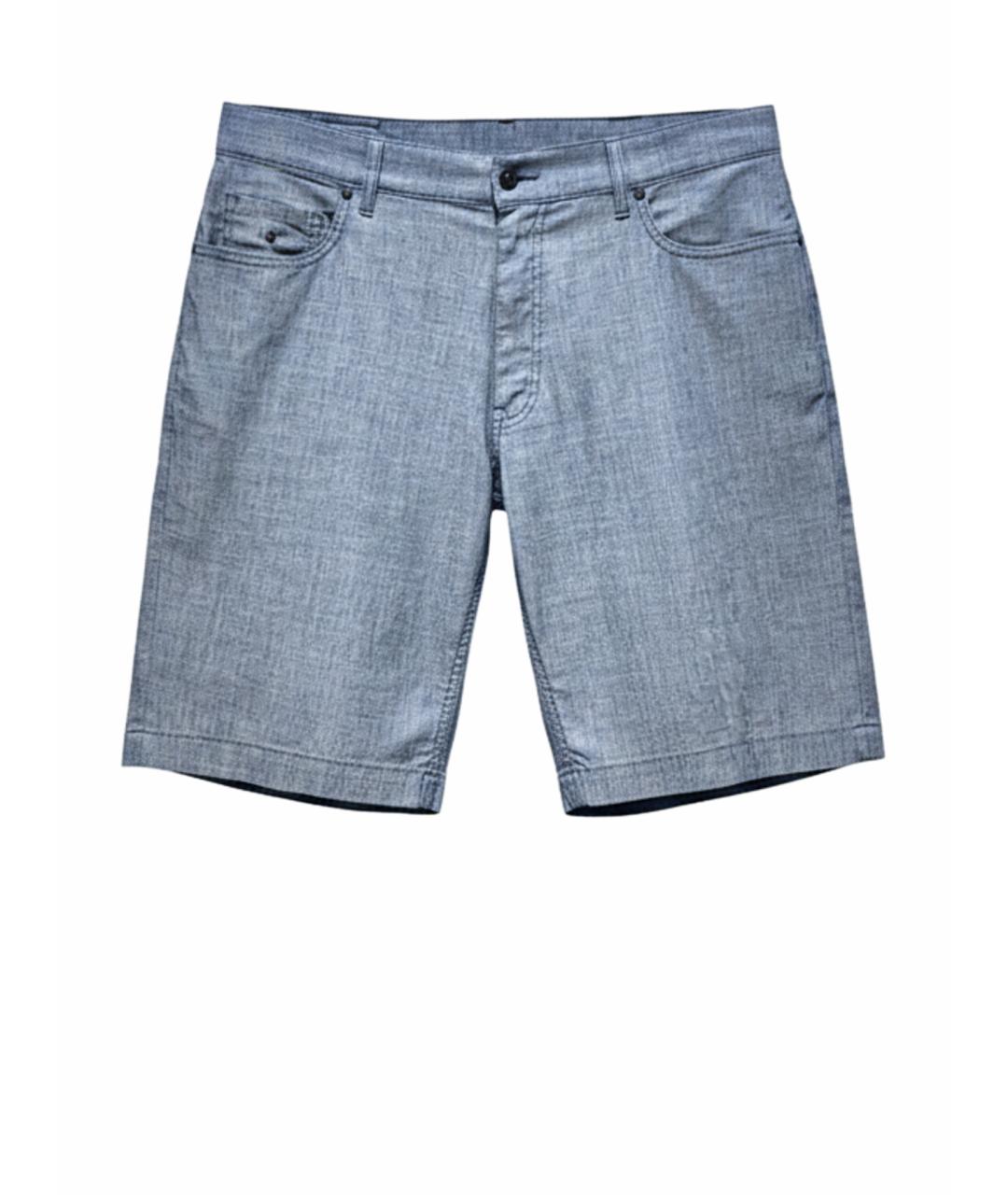 ZZEGNA Серые хлопковые шорты, фото 1