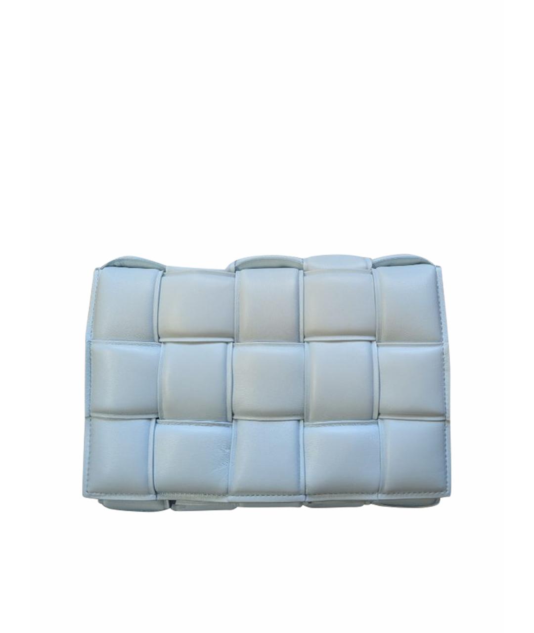 BOTTEGA VENETA Голубая кожаная сумка через плечо, фото 1