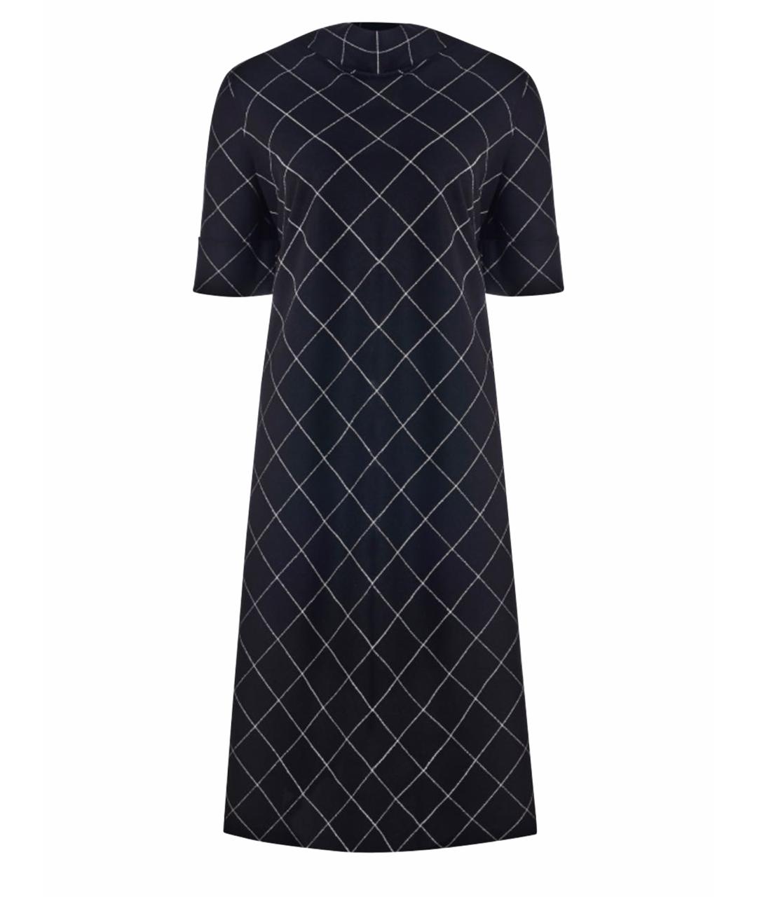 ESCADA Черное шерстяное повседневное платье, фото 5