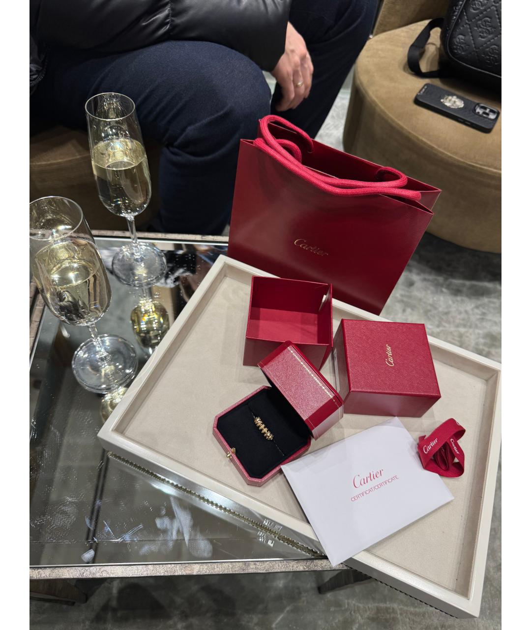 CARTIER Золотое кольцо из розового золота, фото 3