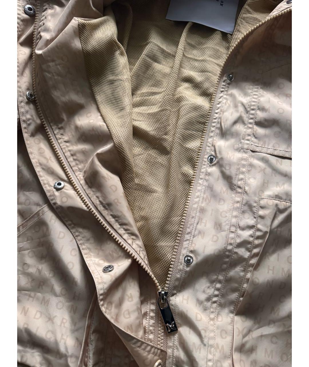 JOHN RICHMOND Горчичная сетчатая куртка, фото 8