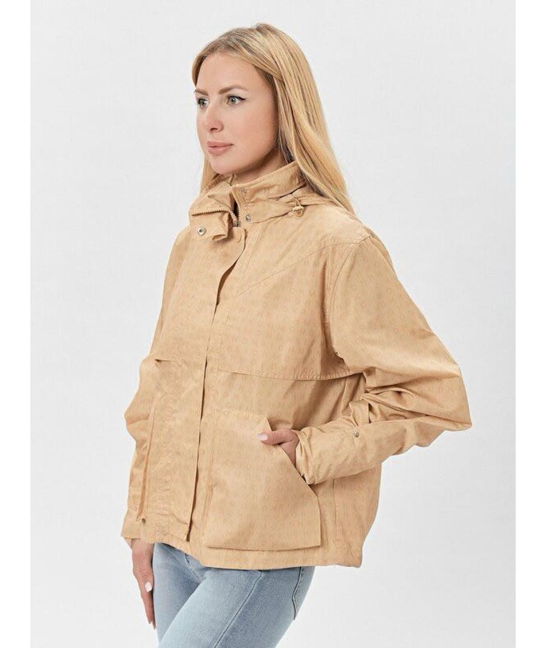 JOHN RICHMOND Горчичная сетчатая куртка, фото 2