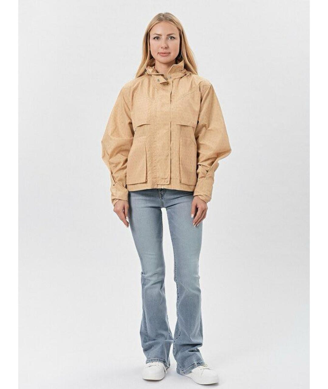 JOHN RICHMOND Горчичная сетчатая куртка, фото 4