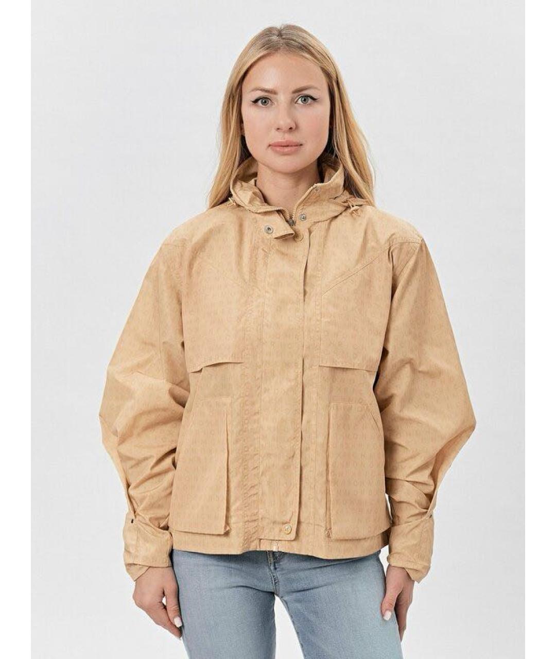 JOHN RICHMOND Горчичная сетчатая куртка, фото 3