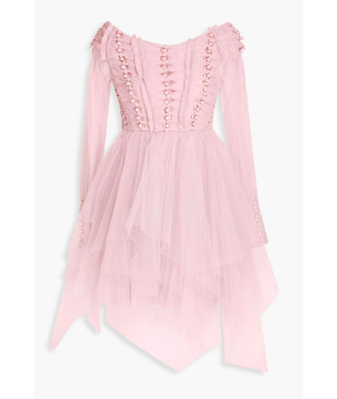 ZIMMERMANN Розовое коктейльное платье, фото 7