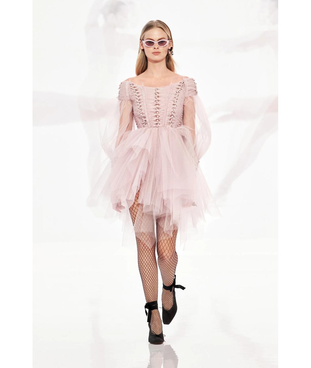 ZIMMERMANN Розовое коктейльное платье, фото 5