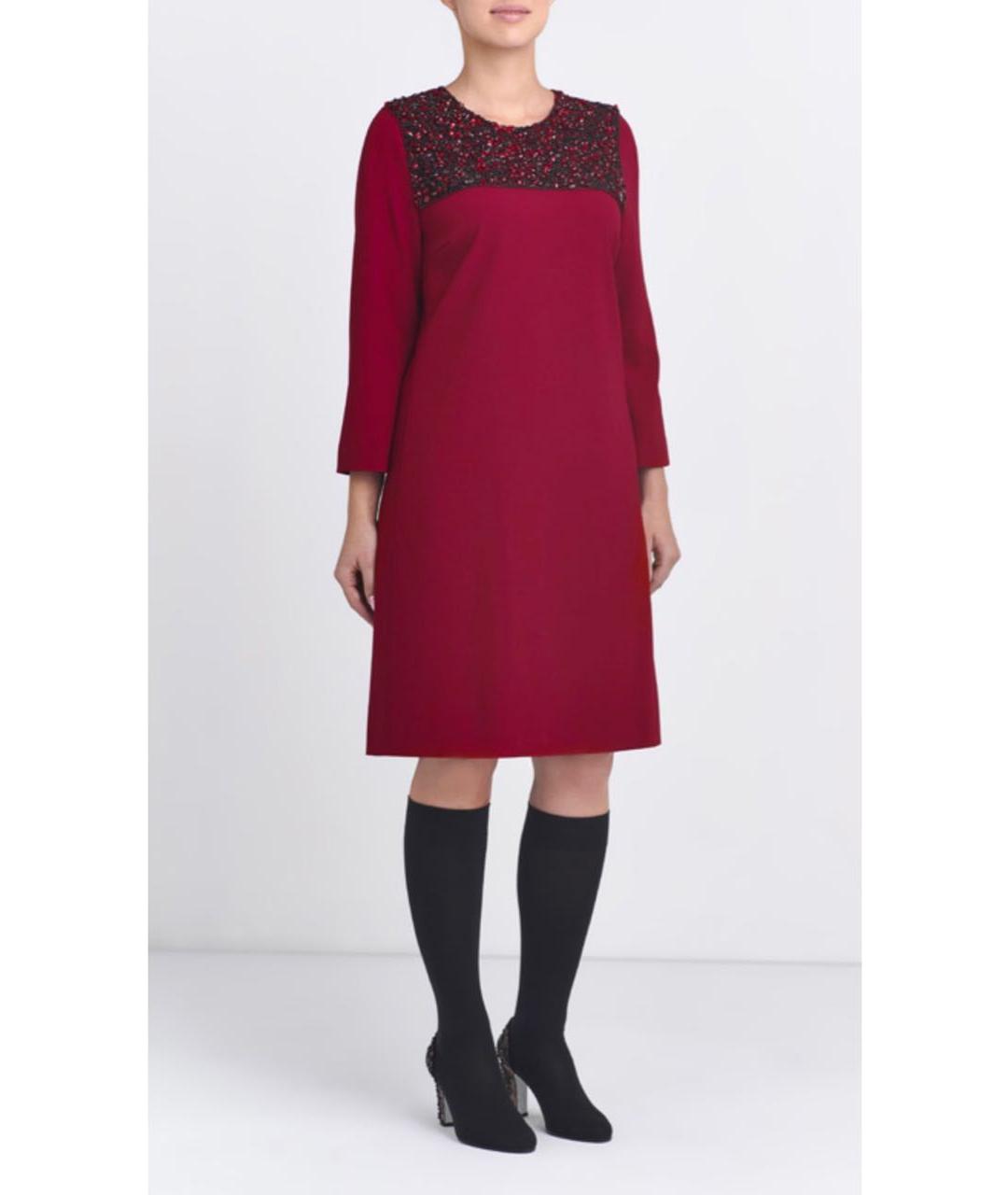 ESCADA Красное повседневное платье, фото 2