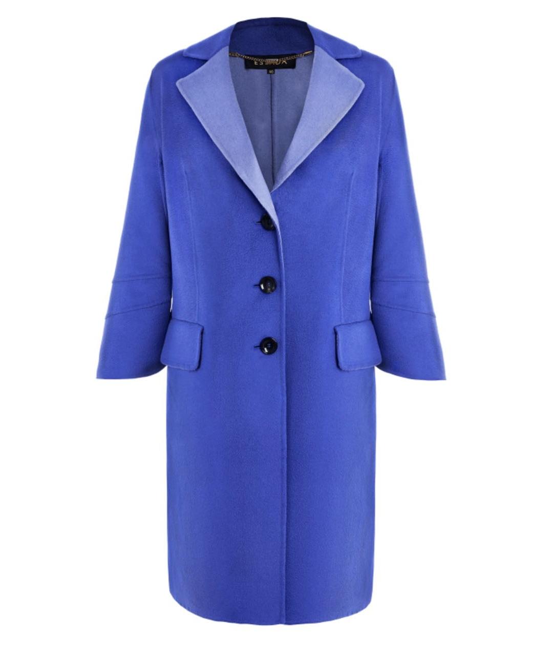 ESCADA Синее шерстяное пальто, фото 5
