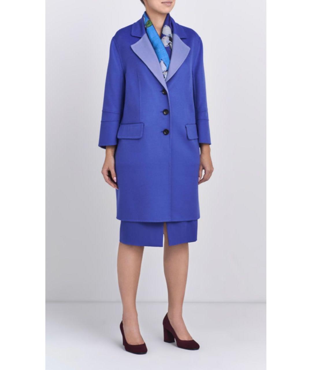 ESCADA Синее шерстяное пальто, фото 2
