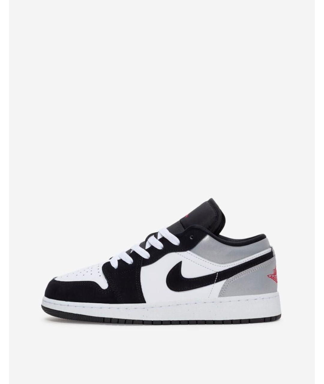 JORDAN Серые кожаные кеды, фото 5