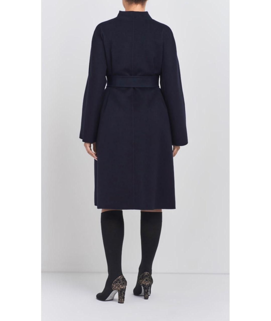 ESCADA Темно-синее шерстяное пальто, фото 3