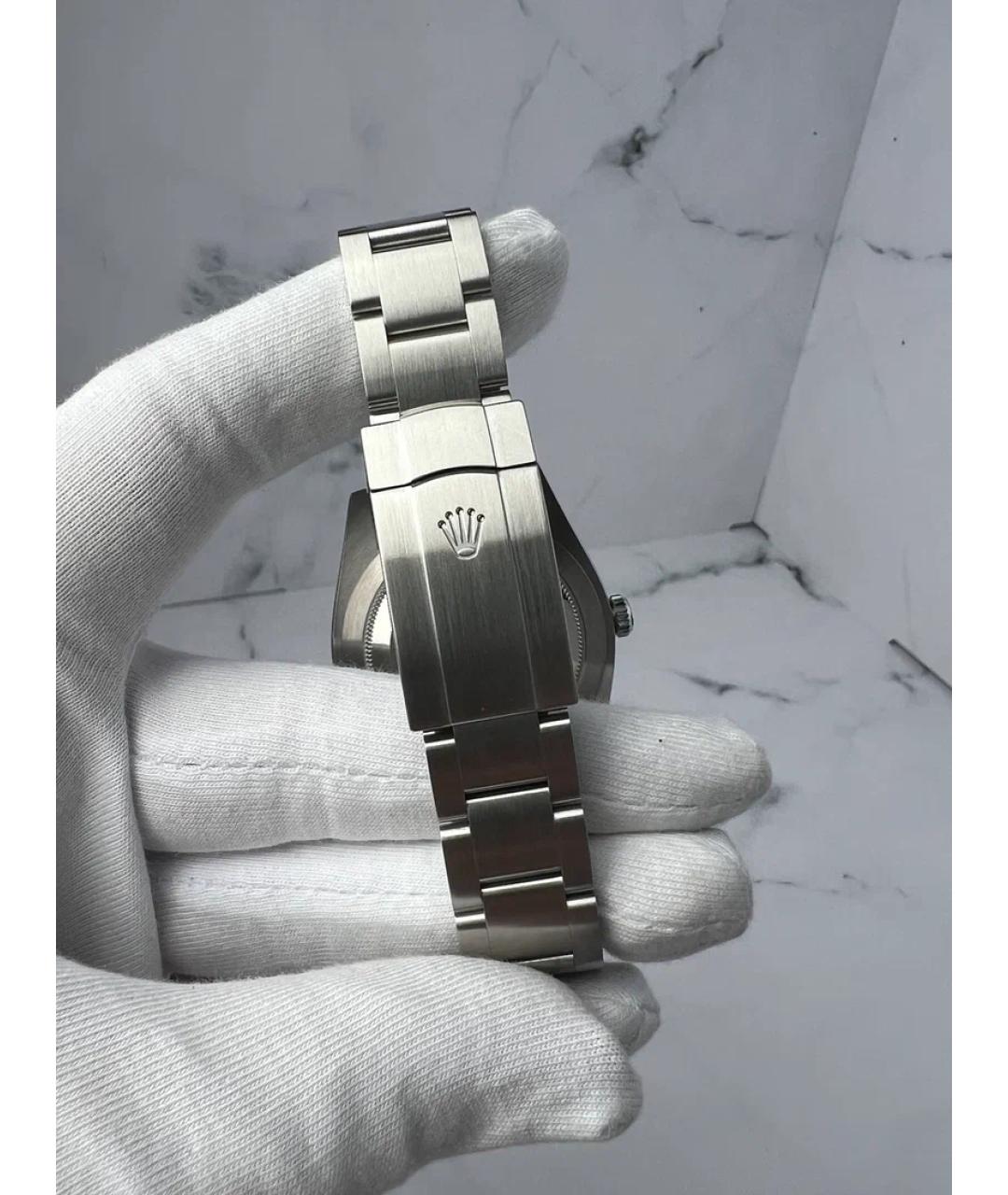 ROLEX Синие металлические часы, фото 8