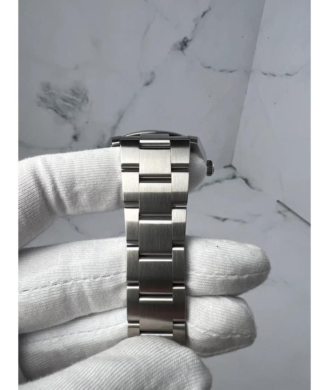 ROLEX Синие металлические часы, фото 7