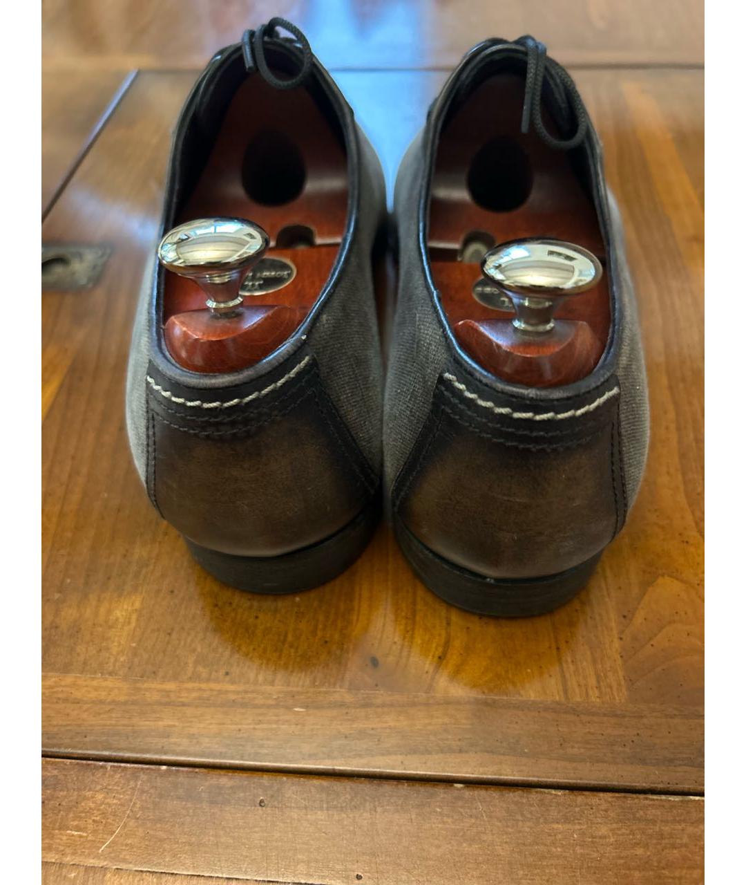 BERLUTI Коричневые кожаные туфли, фото 3