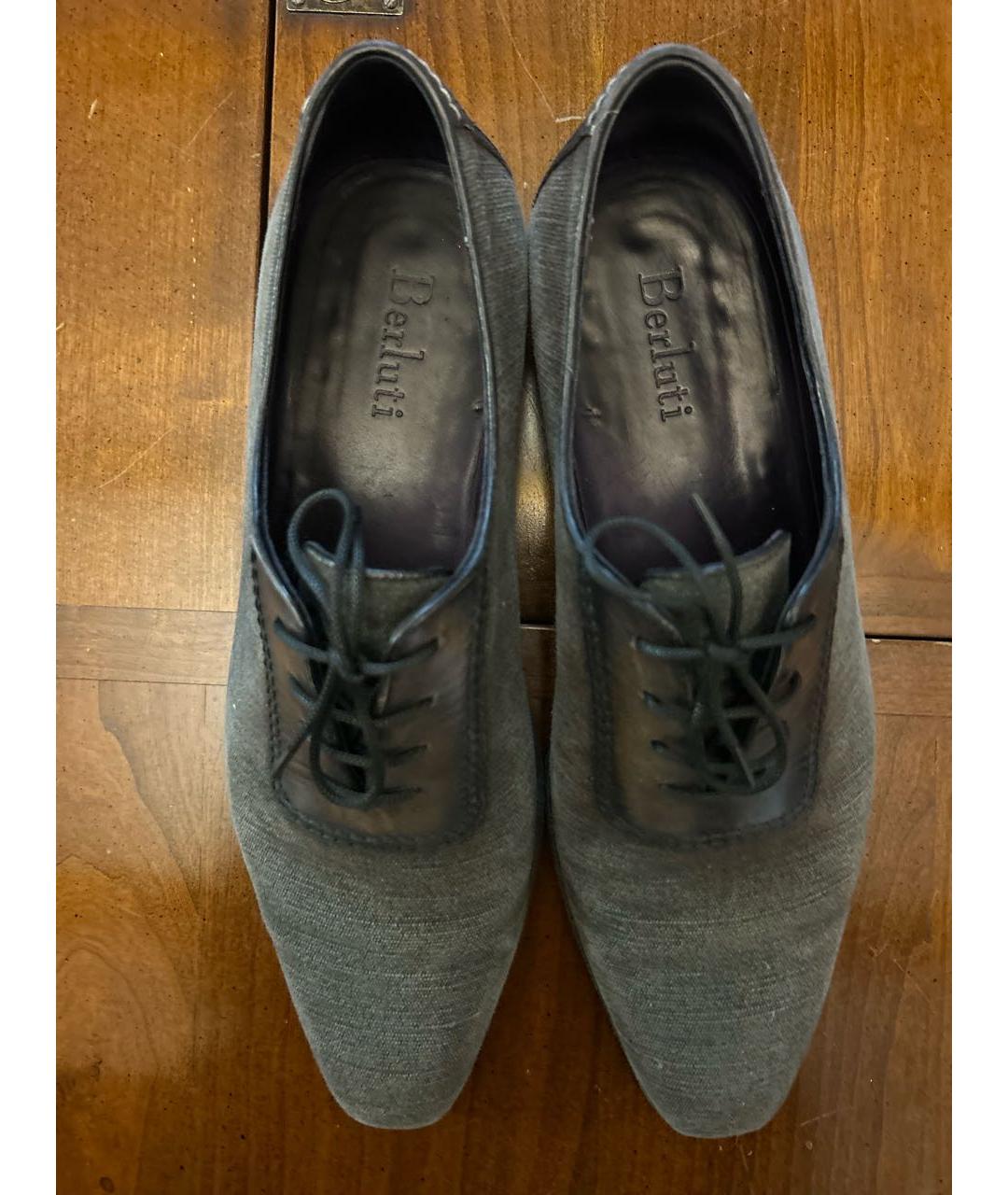 BERLUTI Коричневые кожаные туфли, фото 4