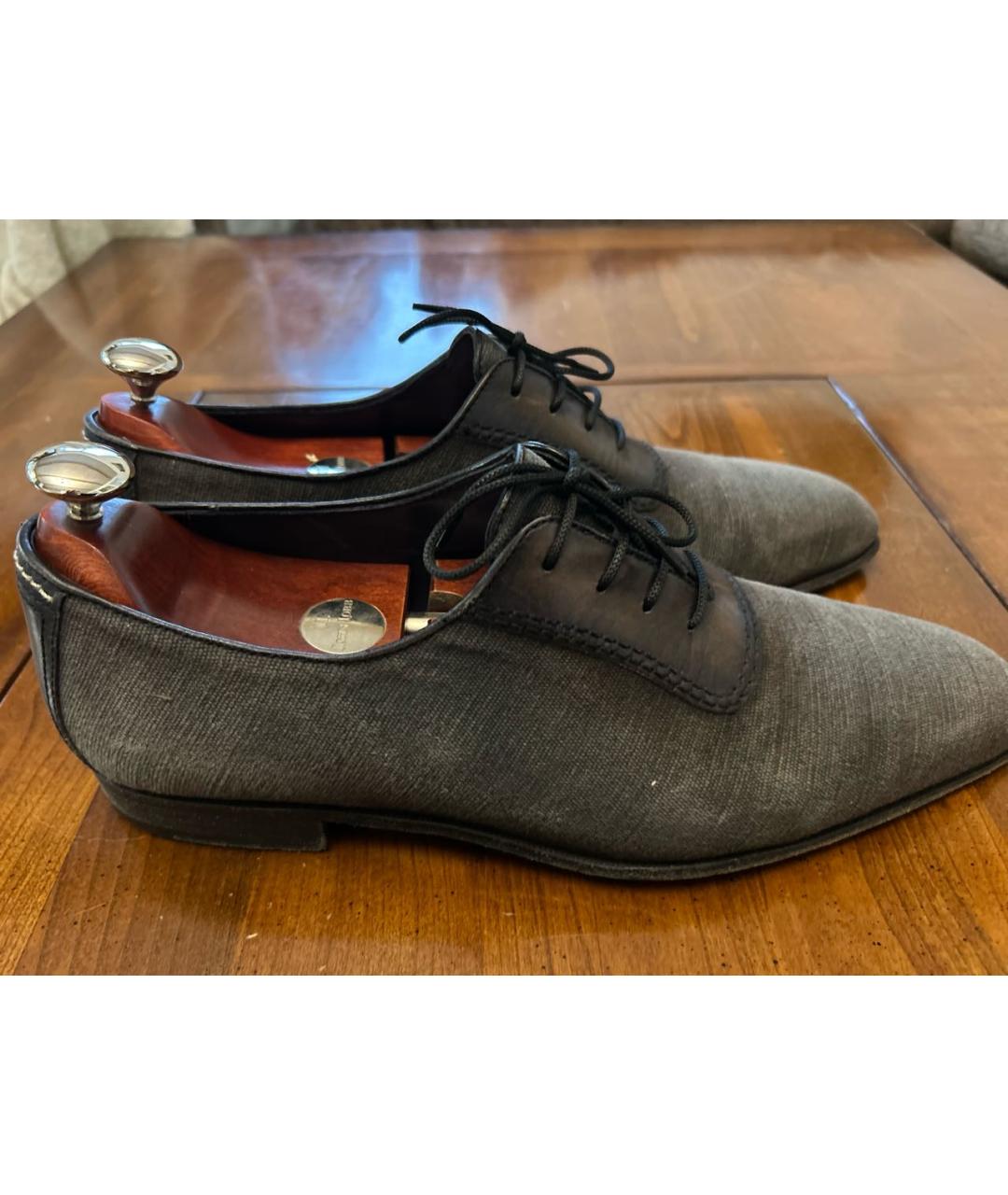 BERLUTI Коричневые кожаные туфли, фото 5