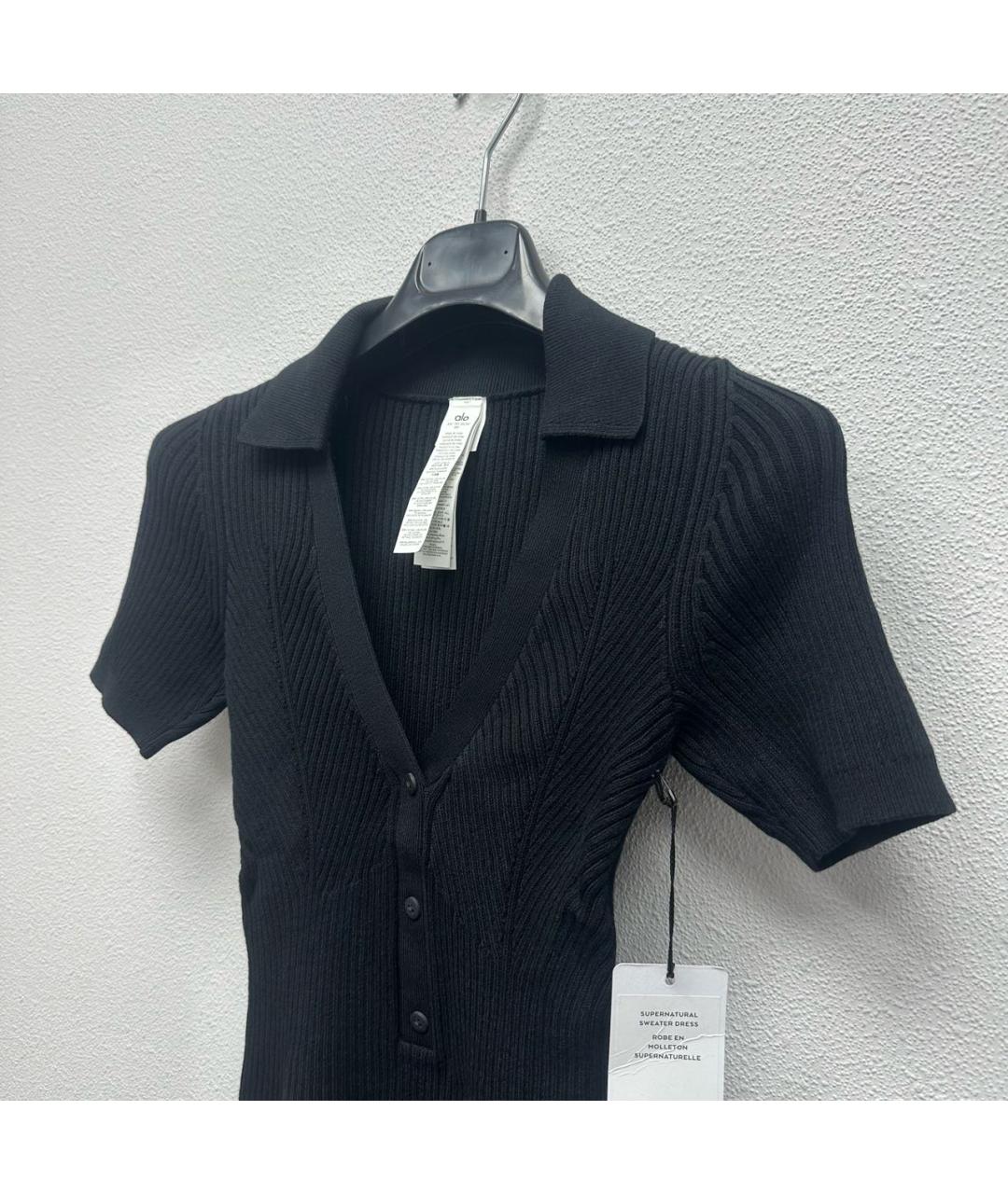 ALO YOGA Черное повседневное платье, фото 7