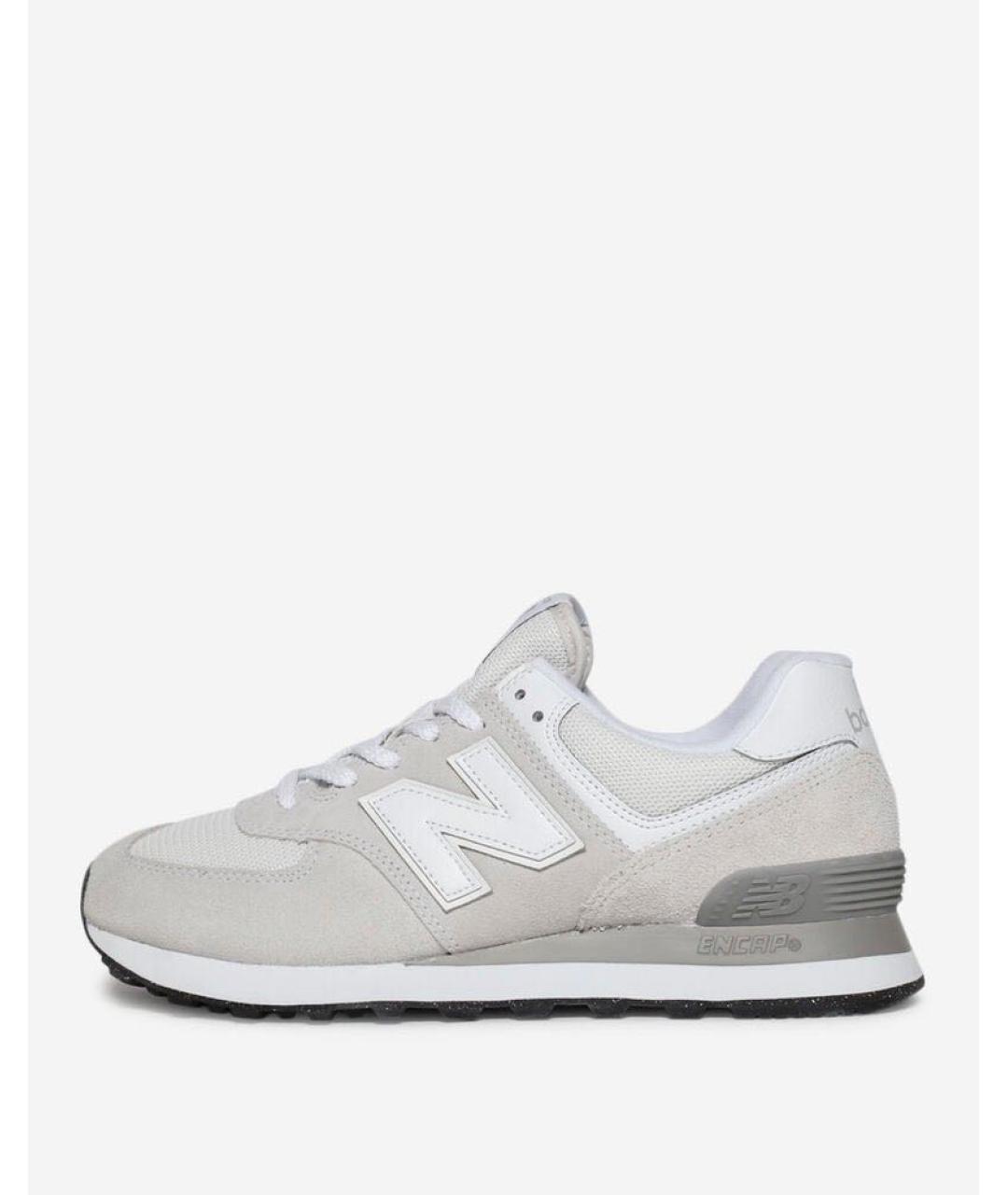 NEW BALANCE Серые замшевые кроссовки, фото 6