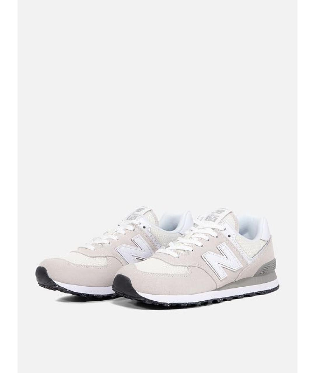 NEW BALANCE Серые замшевые кроссовки, фото 2