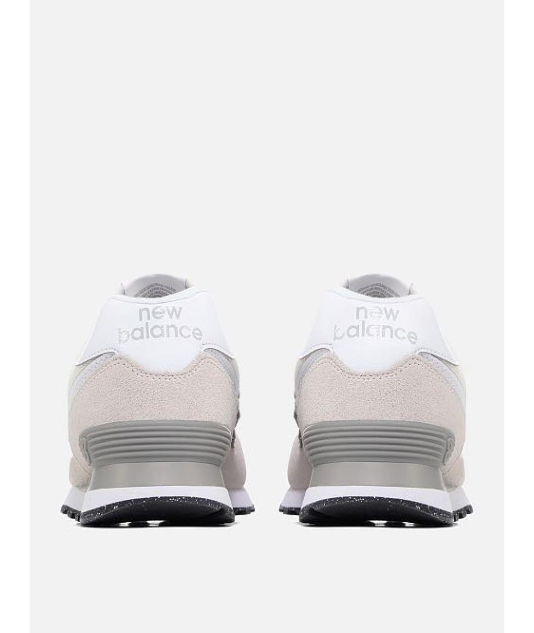 NEW BALANCE Серые замшевые кроссовки, фото 4