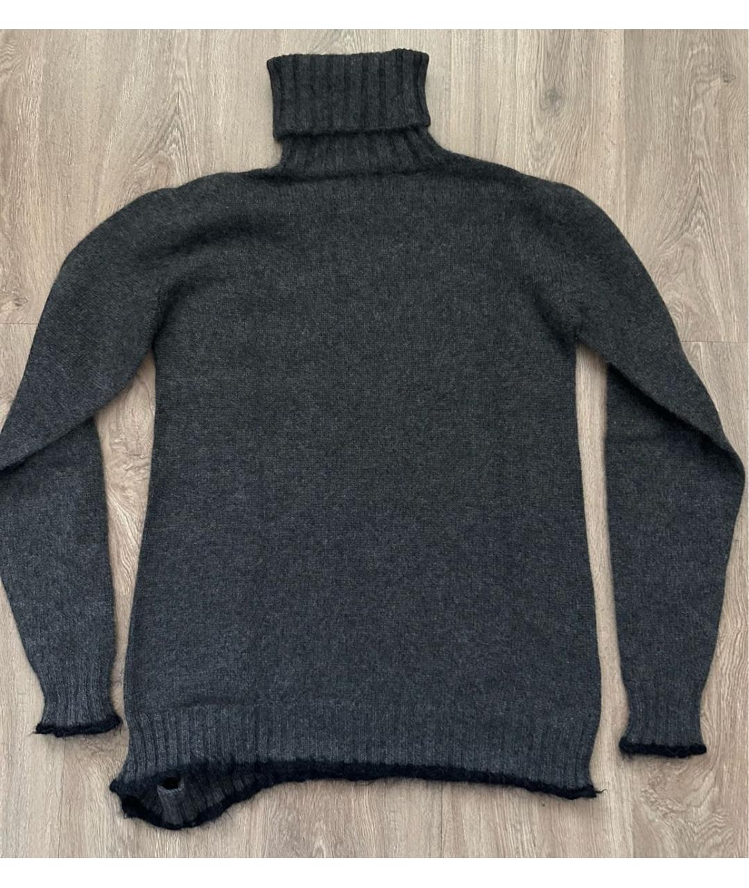 CELINE Серый кашемировый джемпер / свитер, фото 2