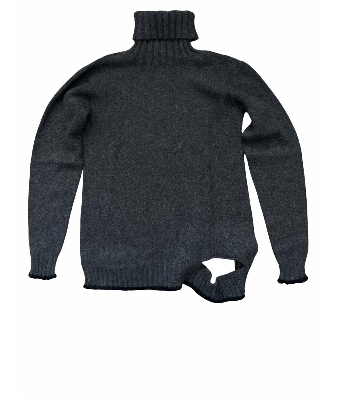 CELINE Серый кашемировый джемпер / свитер, фото 1