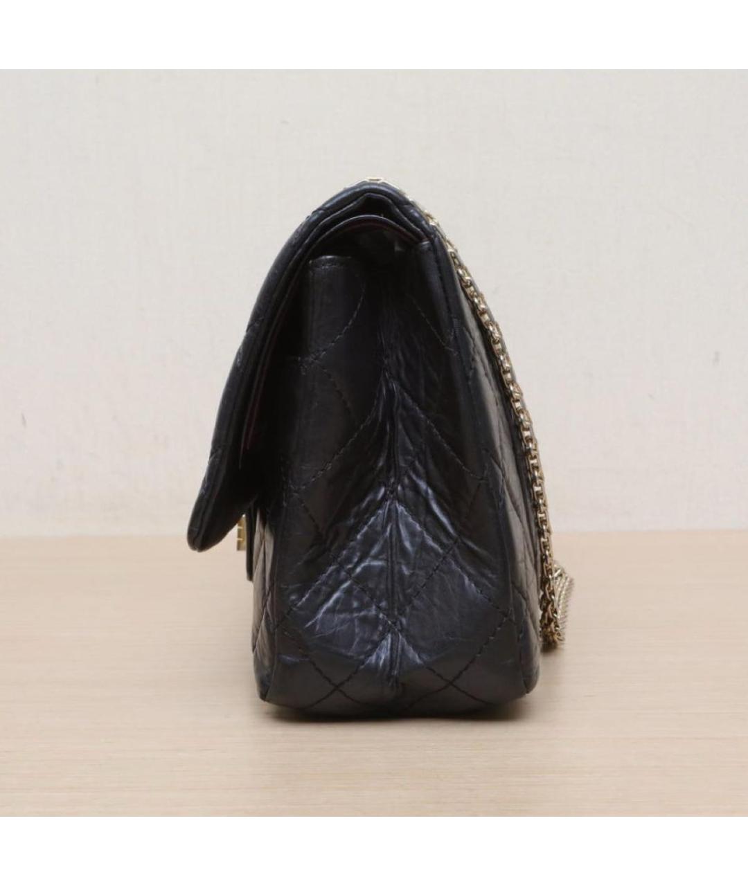 CHANEL Черная кожаная сумка через плечо, фото 3