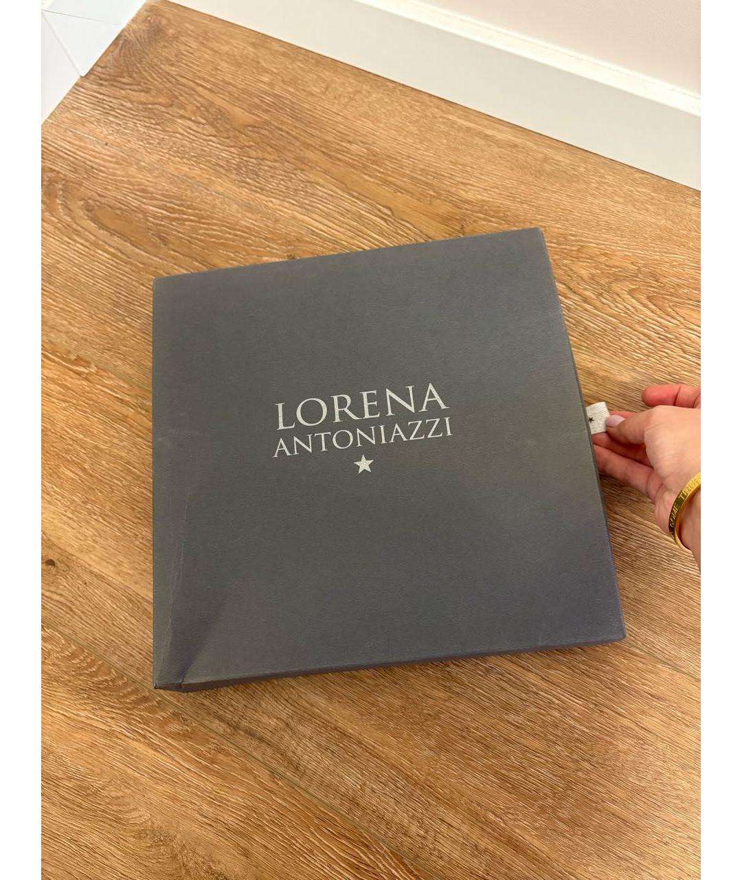 LORENA ANTONIAZZI Бежевый шерстяной шарф, фото 4