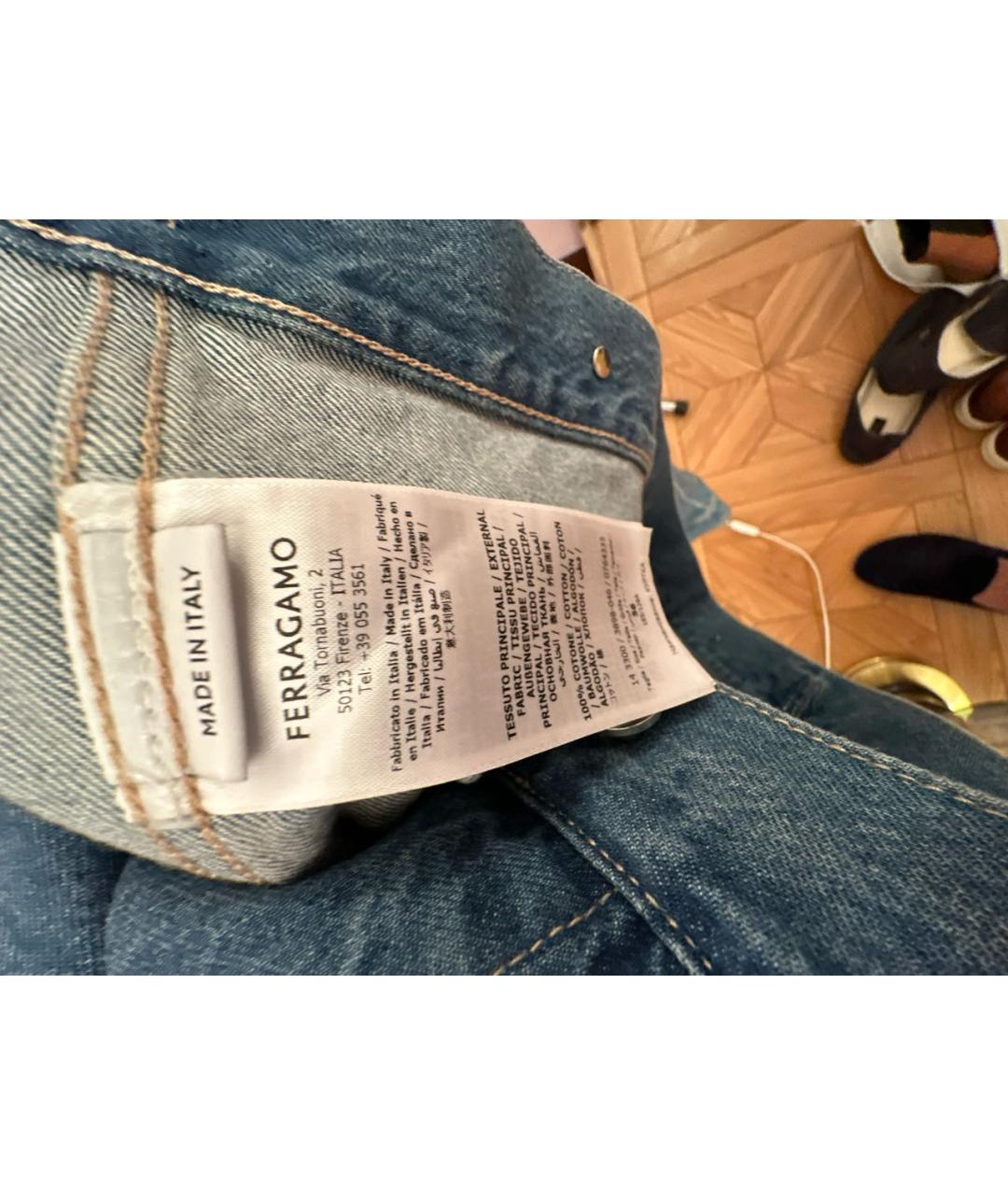 FERRAGAMO Деним куртка, фото 3