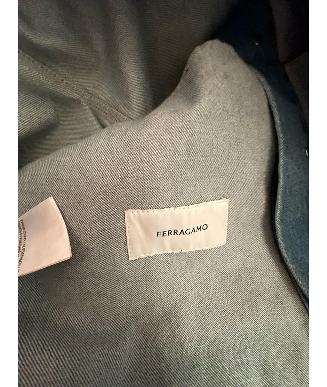 FERRAGAMO Деним куртка, фото 8