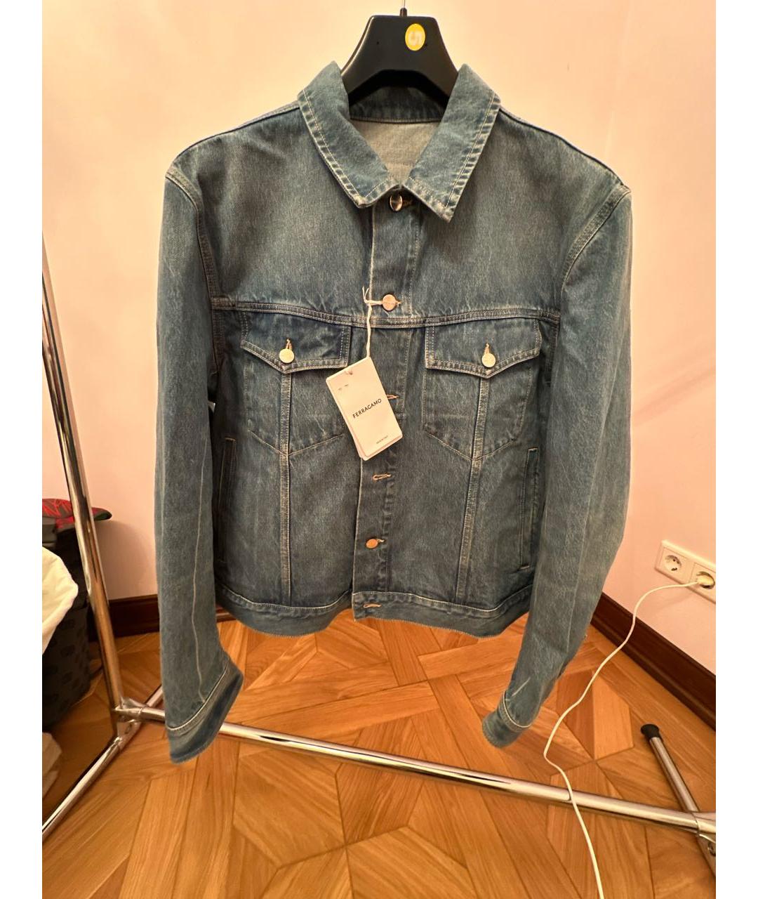 FERRAGAMO Деним куртка, фото 9