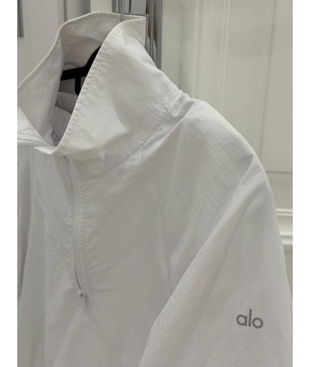 ALO YOGA Белая спортивная куртка, фото 3