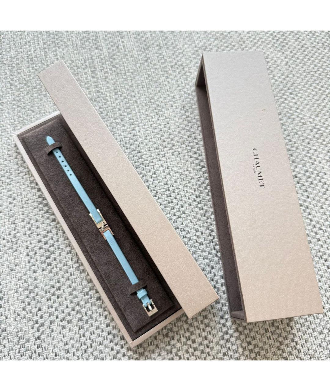 CHAUMET Голубой браслет из белого золота, фото 5