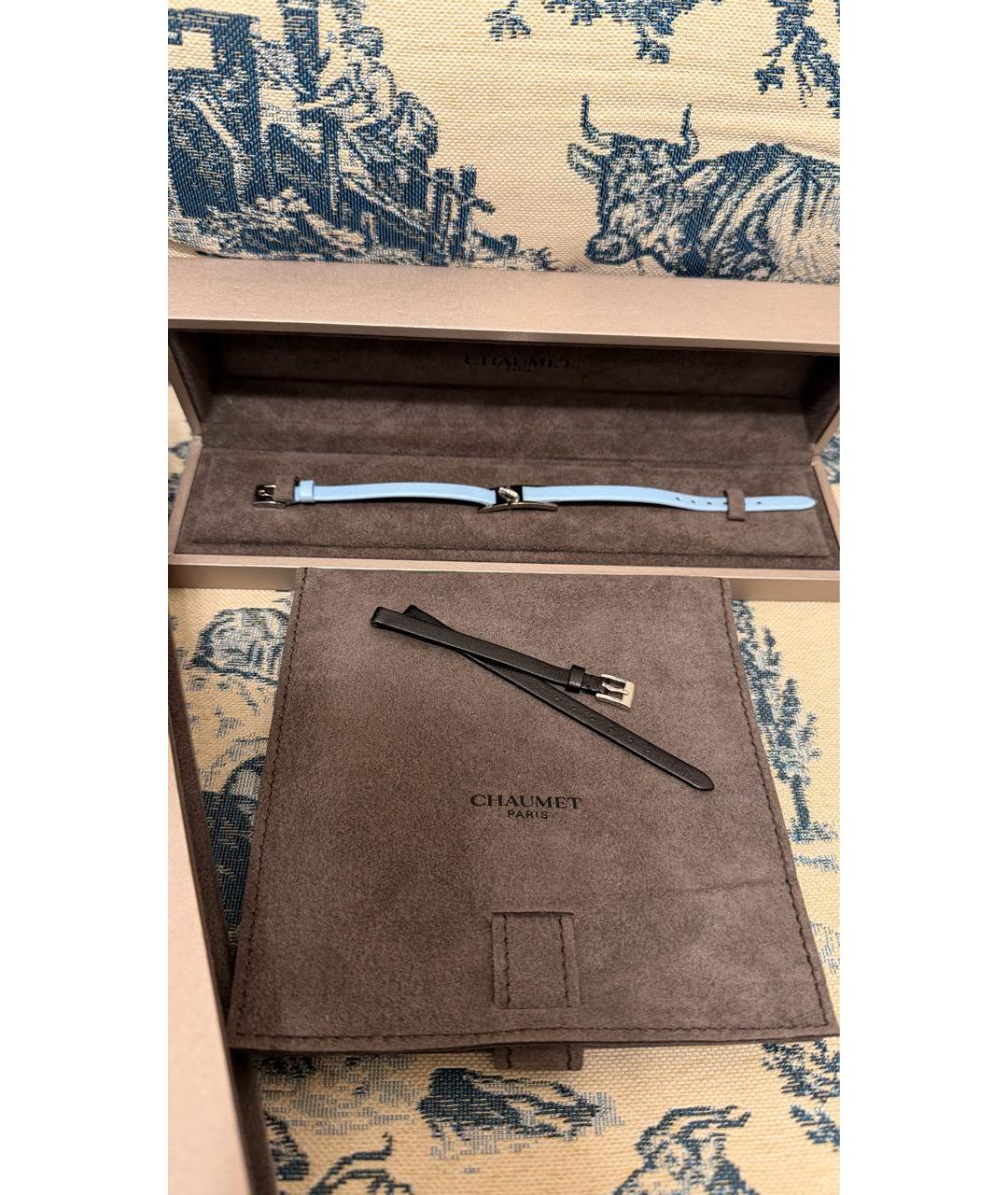 CHAUMET Голубой браслет из белого золота, фото 7