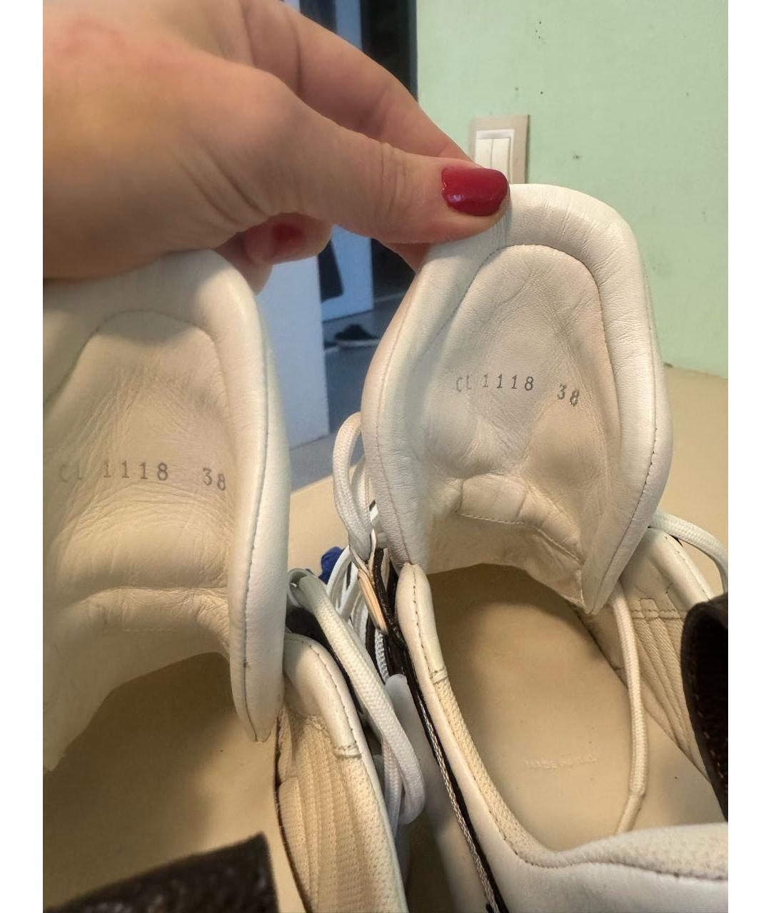 LOUIS VUITTON Белые кроссовки, фото 5