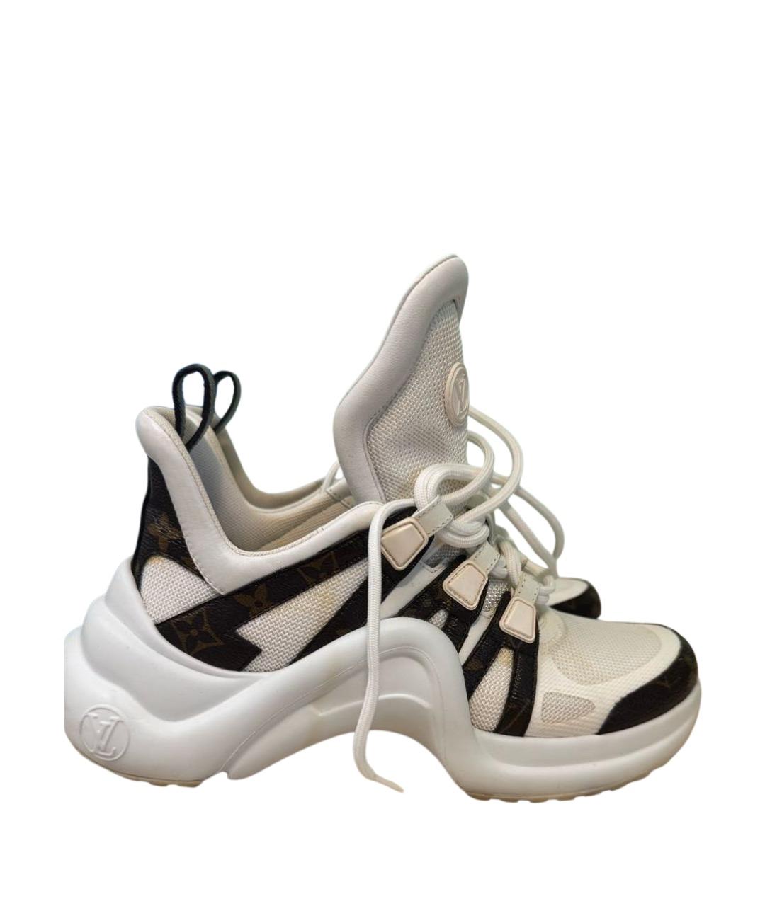 LOUIS VUITTON Белые кроссовки, фото 1