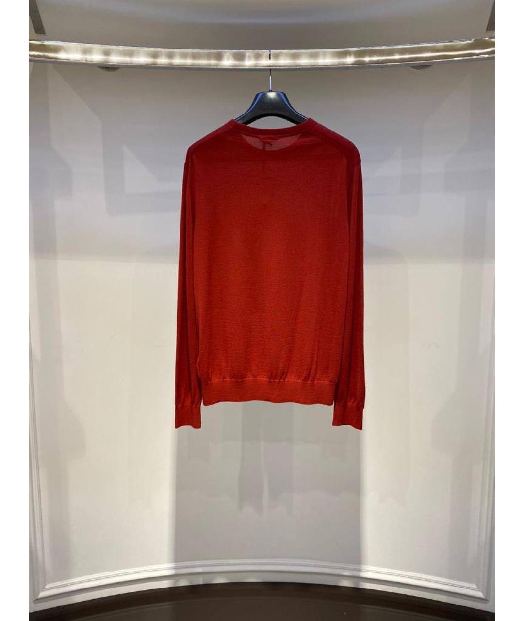 ZZEGNA Красная шерстяная водолазка, фото 2