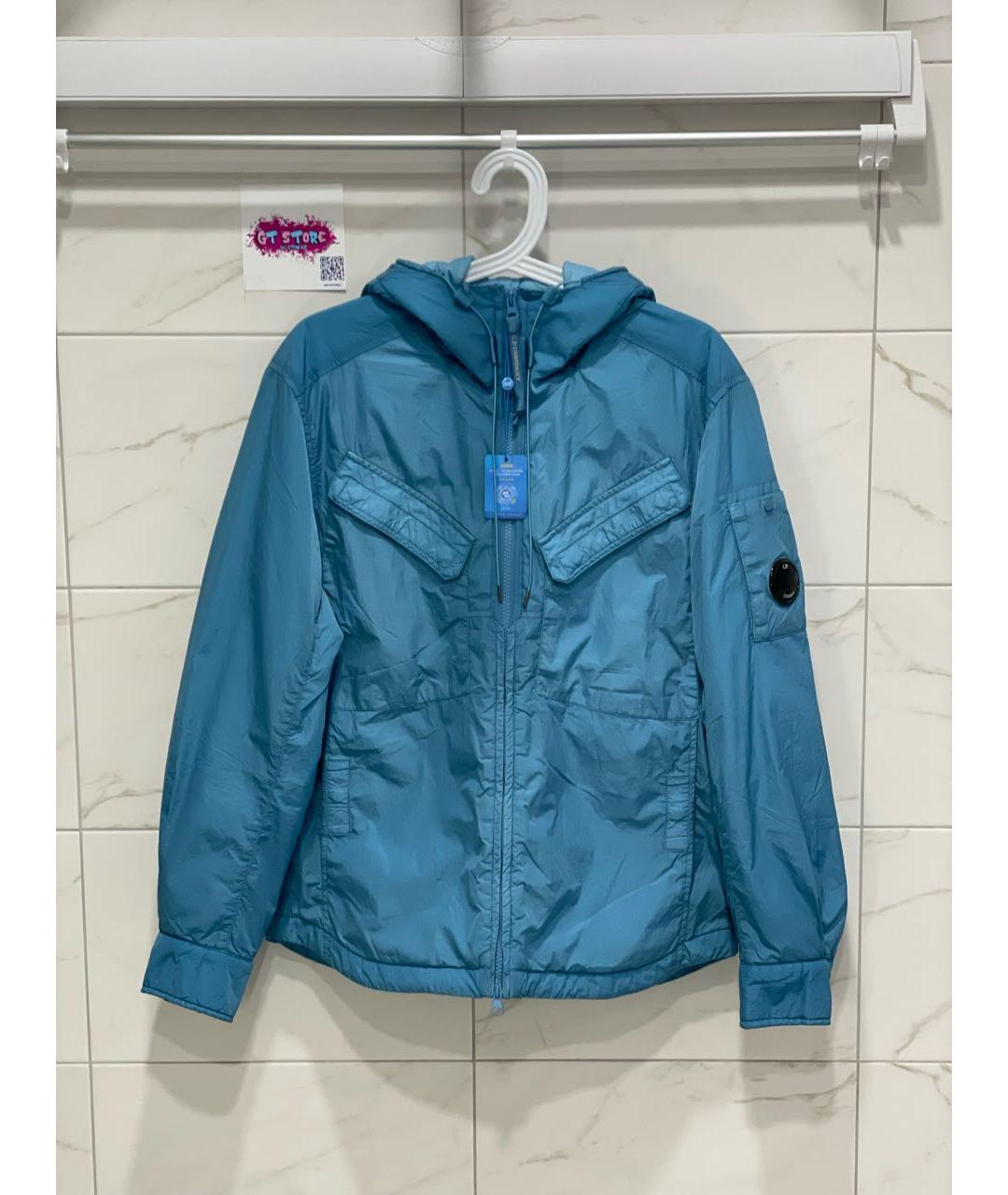 CP COMPANY Голубая полиамидовая куртка, фото 5