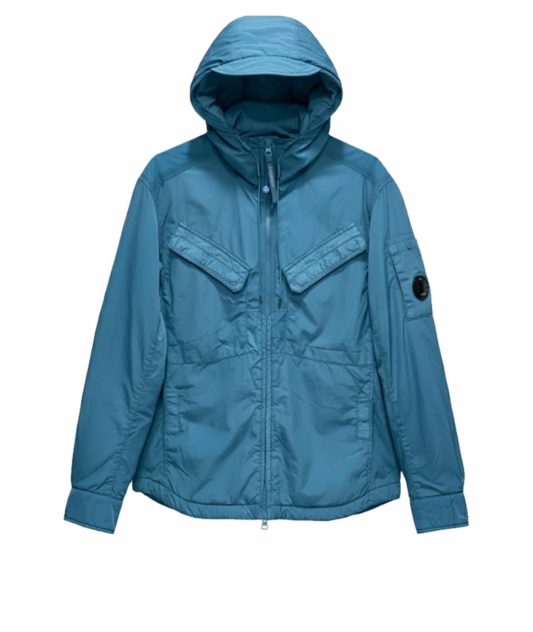 CP COMPANY Голубая полиамидовая куртка, фото 1