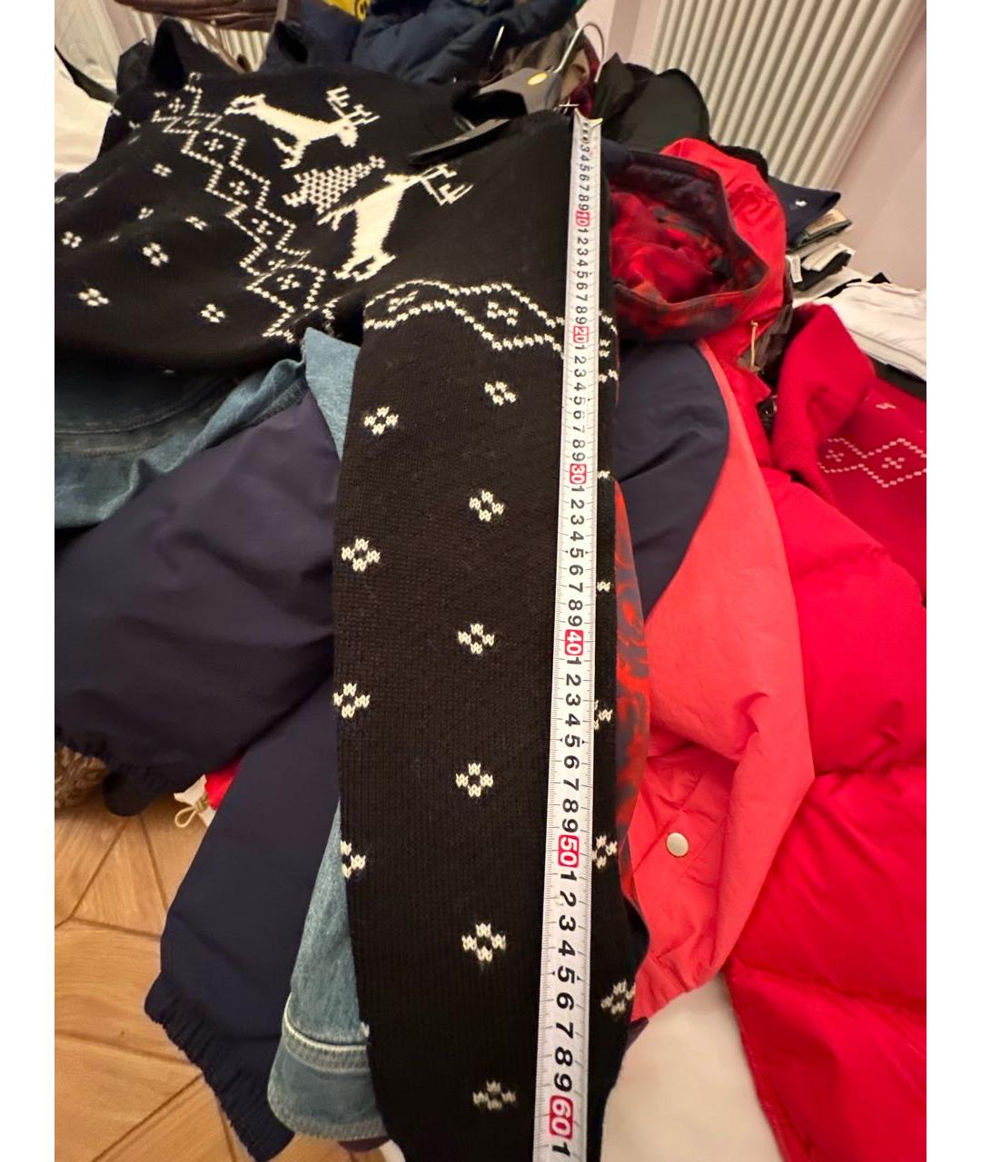 SAINT LAURENT Черный шерстяной джемпер / свитер, фото 6