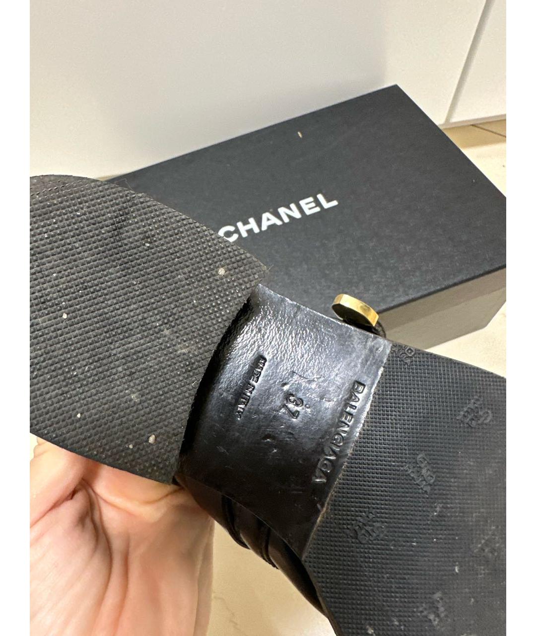 BALENCIAGA Темно-синие кожаные ботильоны, фото 6