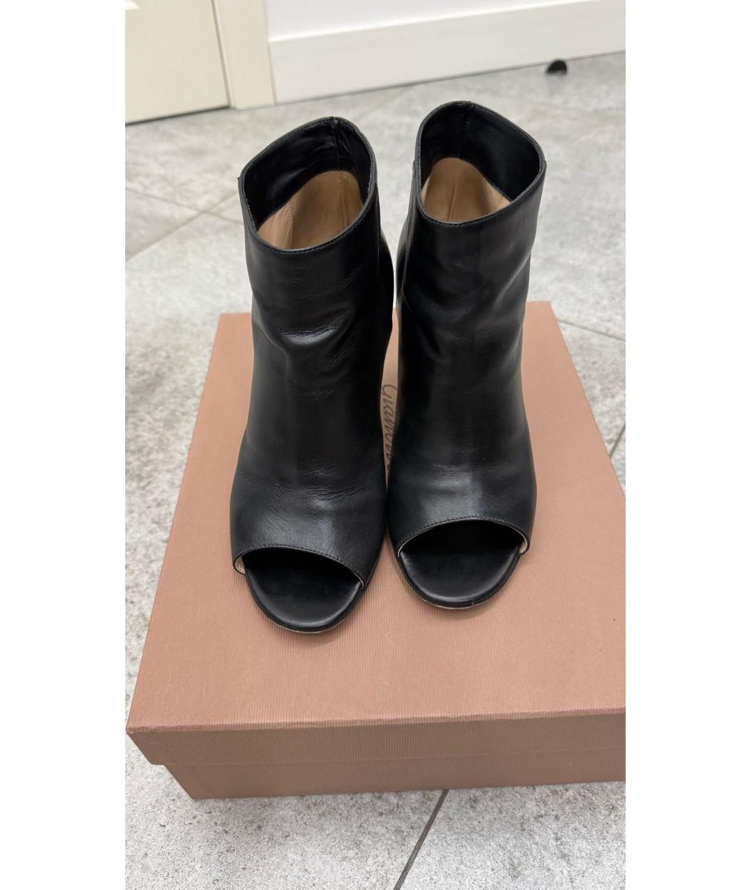 GIANVITO ROSSI Черные кожаные туфли, фото 2