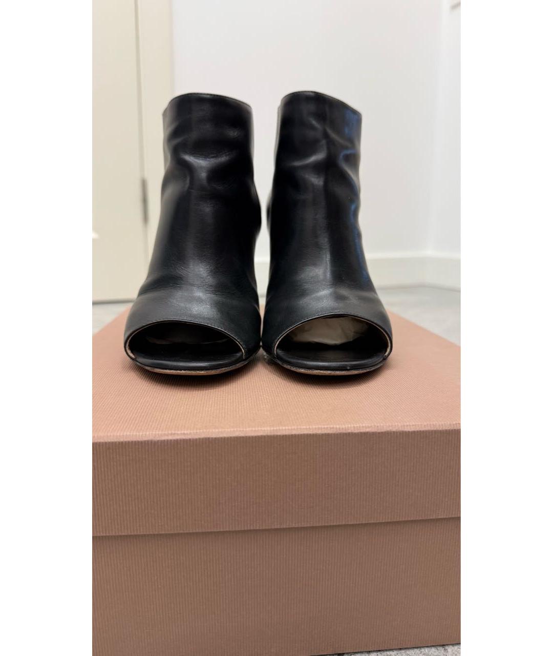 GIANVITO ROSSI Черные кожаные туфли, фото 5