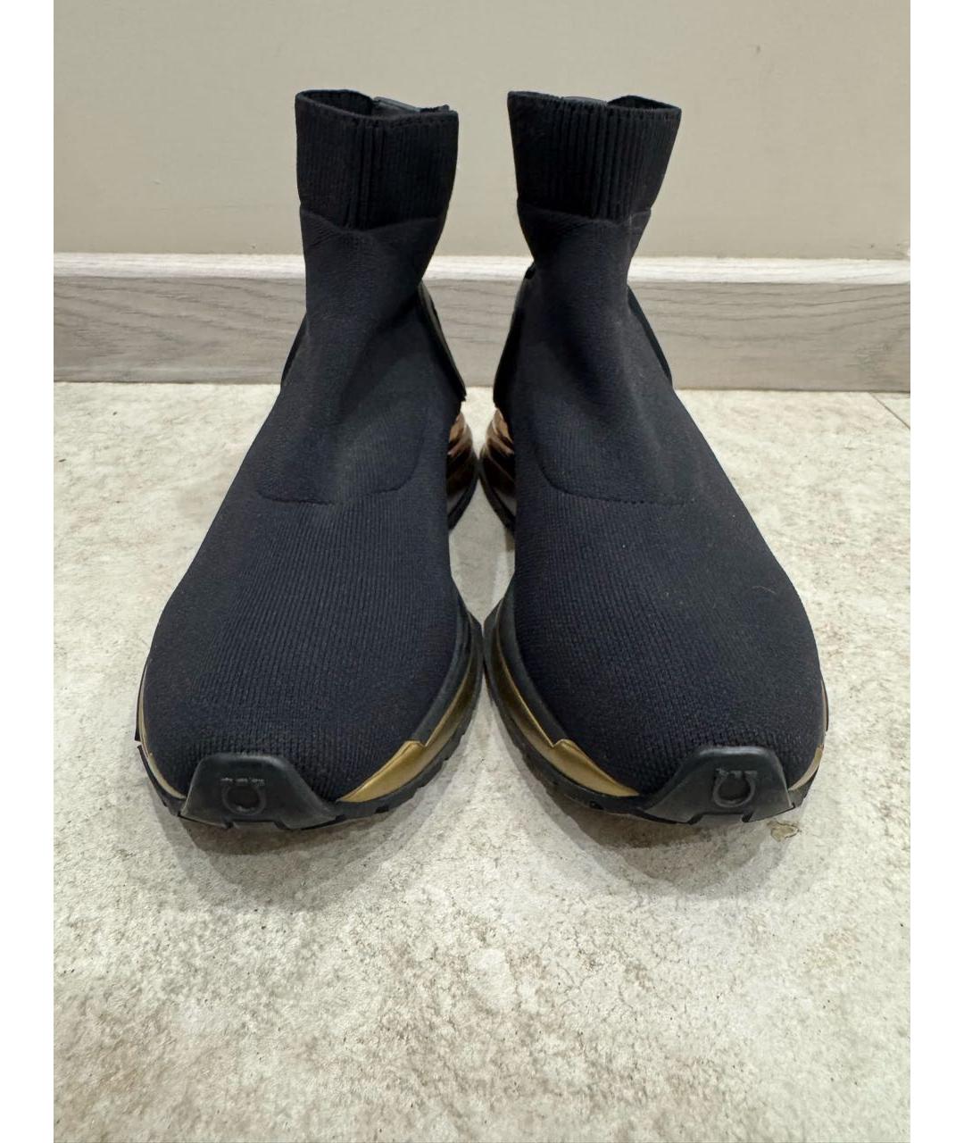 FERRAGAMO Черные кроссовки, фото 2