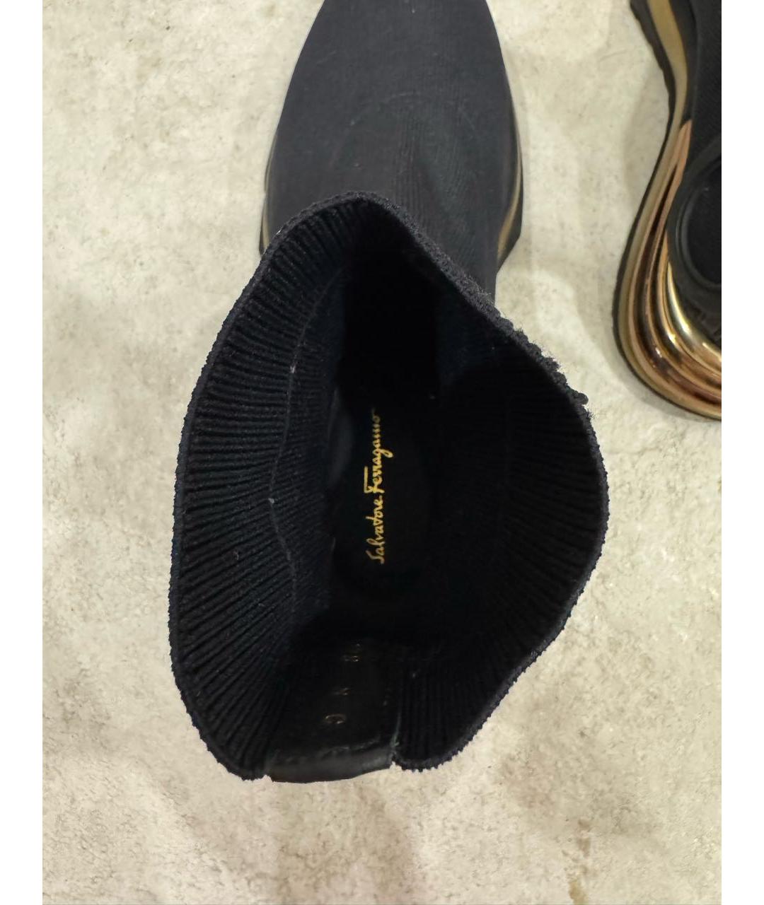 FERRAGAMO Черные кроссовки, фото 3