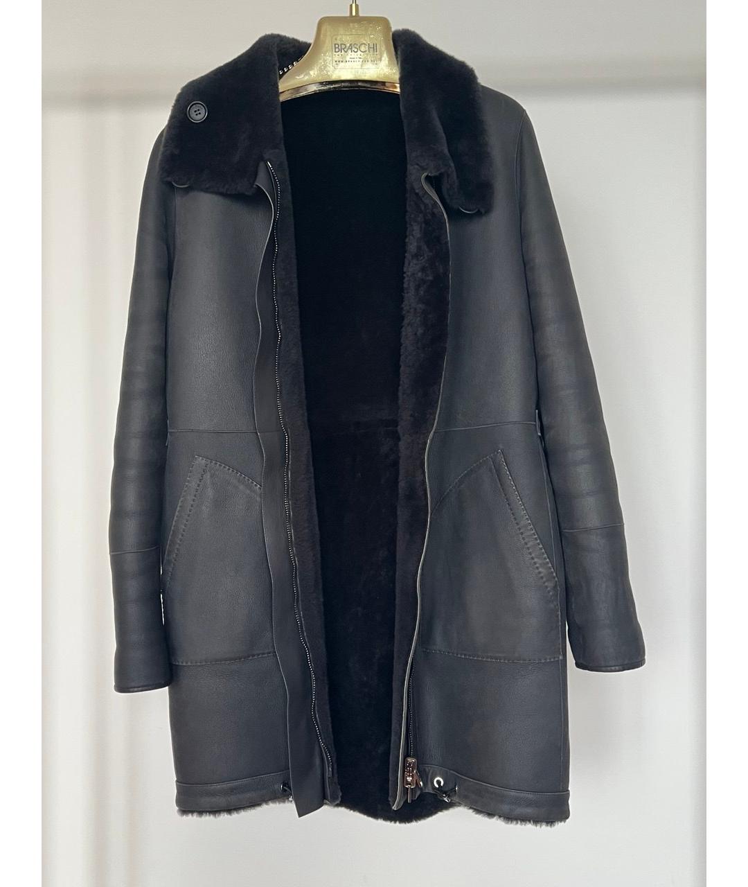 LORO PIANA Серая дубленка, фото 3