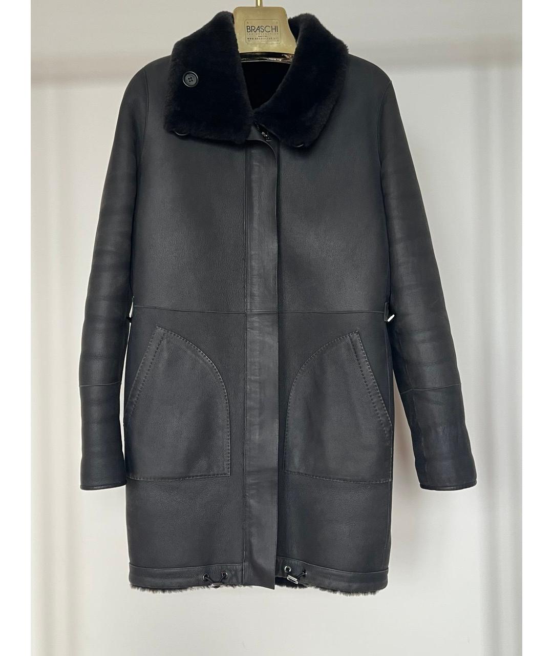 LORO PIANA Серая дубленка, фото 7