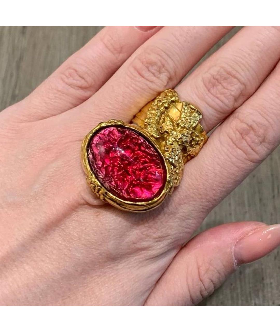 SAINT LAURENT Золотое кольцо, фото 2