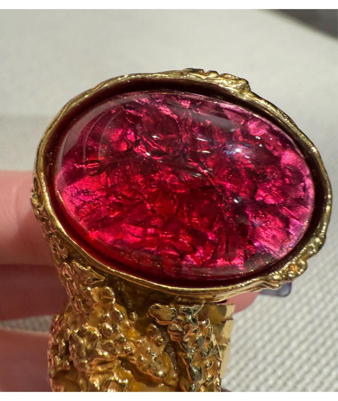 SAINT LAURENT Золотое кольцо, фото 3